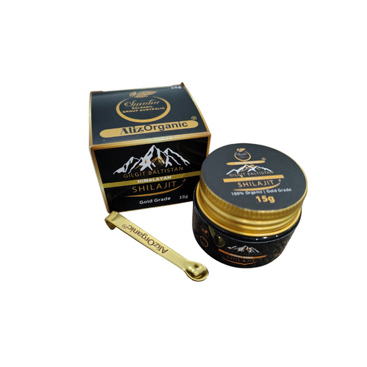 AlizOrganic Gilgit Baltistan Himalayan Shilajit Resin 15g